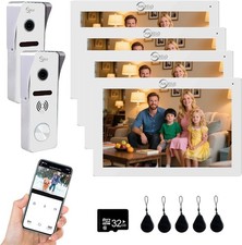 7 Inch Touch Monitor System,TUYA WiFi Smart Home Video Intercom Door Phone Kits