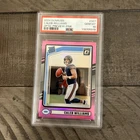 2024 Panini Donruss Rated Rookie Caleb Williams Optic Preview Pink Prizm PSA 10