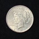1924-P Peace Silver Dollar AU About Uncirculated 90% Silver Sharp Strike |#K64|