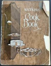 1925 Watkins Cook Book The J.R. Watkins Company Antique Booklet Cooking