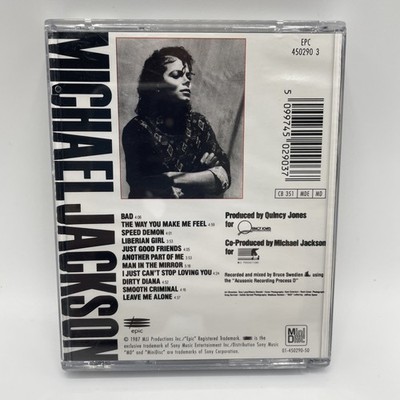 MICHAEL JACKSON - BAD MiniDisc MD Album 1987 | eBay UK