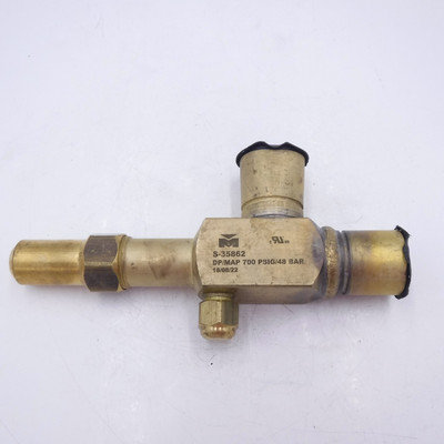Mueller 1-1/8''MNPT 700PSI 48 Bar DP Map Angle Isolation Valve S-35862 SEE DES