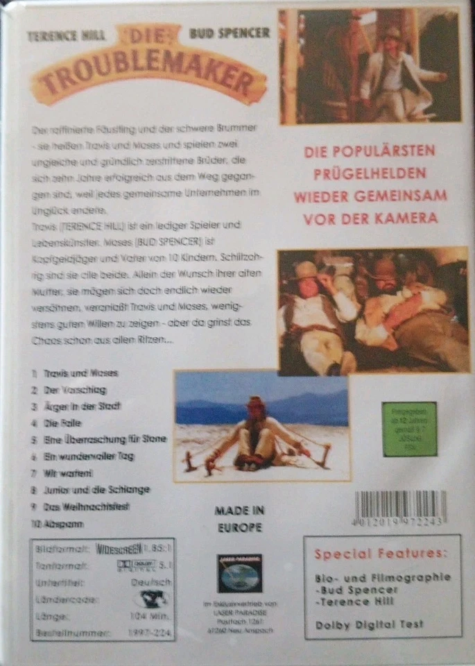 Die Troublemaker (DVD - Bud Spencer - Terence Hill) Neu und Original Verpackt 🤜 - Bild 2 von 2
