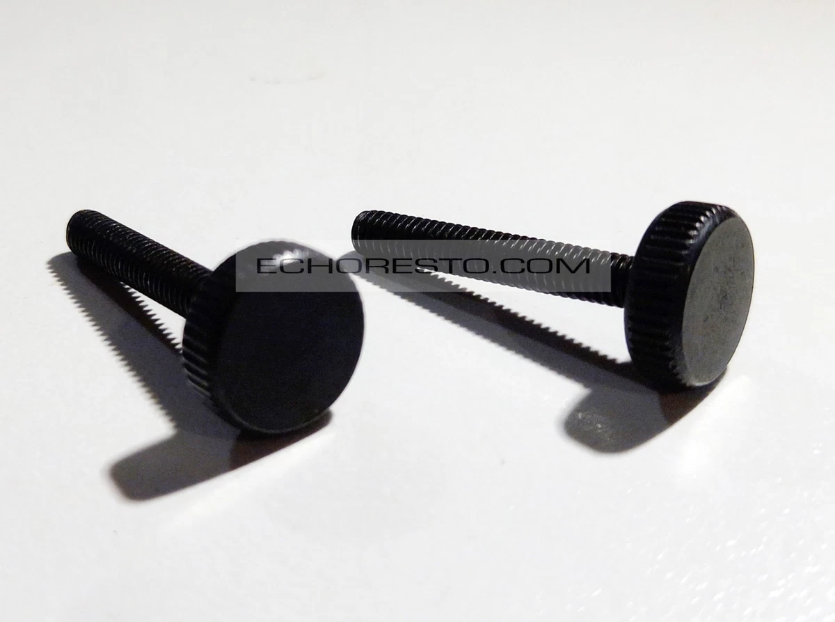 2 x CABINET LID THUMB SCREWS - Suit Roland Space Echo with Non Latch Type Lid