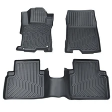 For Honda Accord Sedan 2008-2012 All Season TPE Floor Mats Liners 1st & 2nd Row