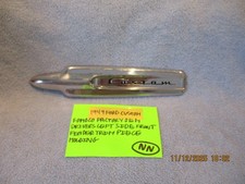 1949 Ford Custom Fomoco Drivers Left Fender Trim Script Molding Free Shipping 1949 Ford Custom Fomoco Drivers Left Fender Trim Script Molding Free Shipping