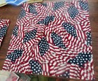 Five  Soft  20" Cotton Dinner Napkins Lapkins. Red White & Blue Stars & Stripe — photo 4