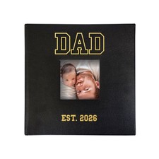 Dad Est. 2026 Photo Album 200 4x6 New Dad Father's Day Gift