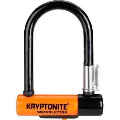 Kryptonite Evolution Mini-5 - mit Flexframe U Halterung sicher verkauft Gold