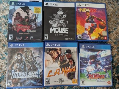 PS4/PS5 Video Game Lot - 6 Games Good Pre-Owned Condition