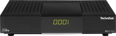 TechniSat Set-Top-Box HD-C 233 DVB-C Receiver HDMI USB Free TV B Ware