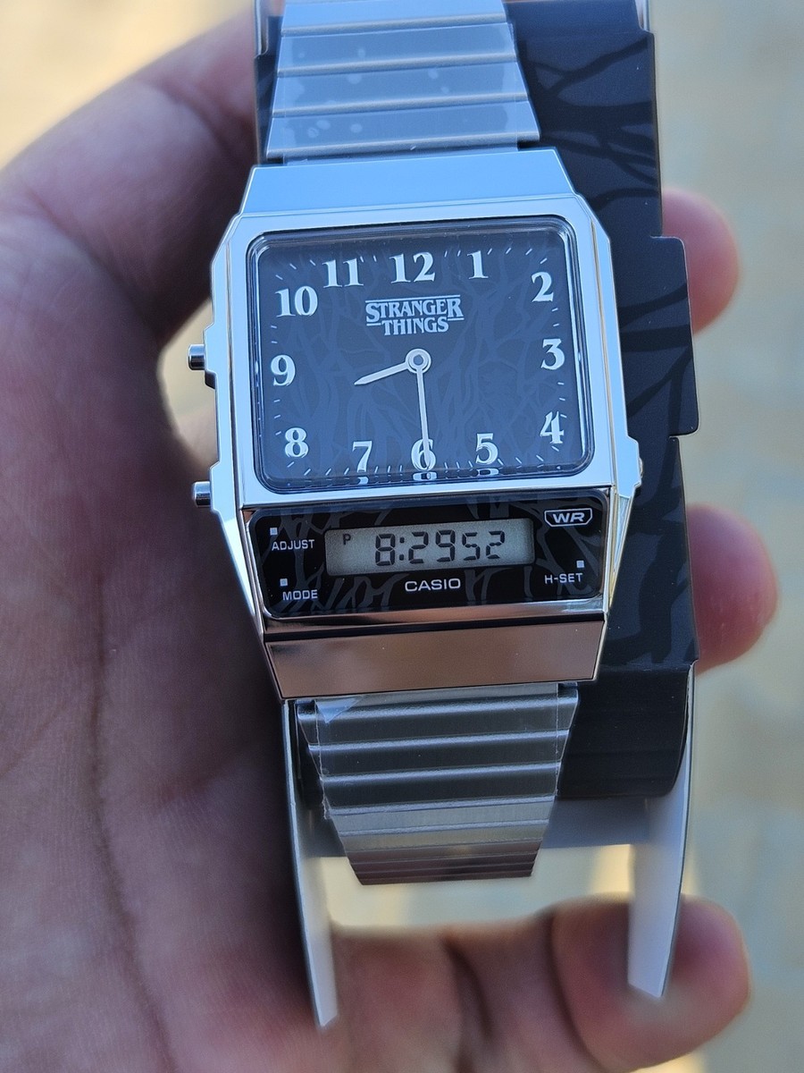 STRANGER THINGS 　CASIO　AQ-800EST-1AJR Casio CLASSIC Stranger Things Collaboration Analog Digital for