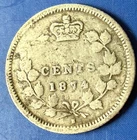 1874 Canada 5 Cents Silver — photo from another recent sale