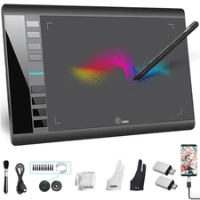 UGEE Graphics Drawing Tablet, M708 V2 Upgrade Support Android Device,10x6 Inc...