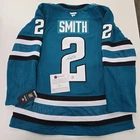Will Smith Signed San Jose Sharks Fanatics NHL Jersey w/COA