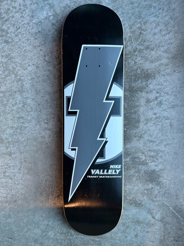 TRANSIT Mike Vallely NOS Skateboard Deck Vintage Powell 1990’s Rare East Coast