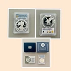 2025-W Silver Eagle Proof Army 250th Privy PCGS PR69DCAM Gold Shield With OGP