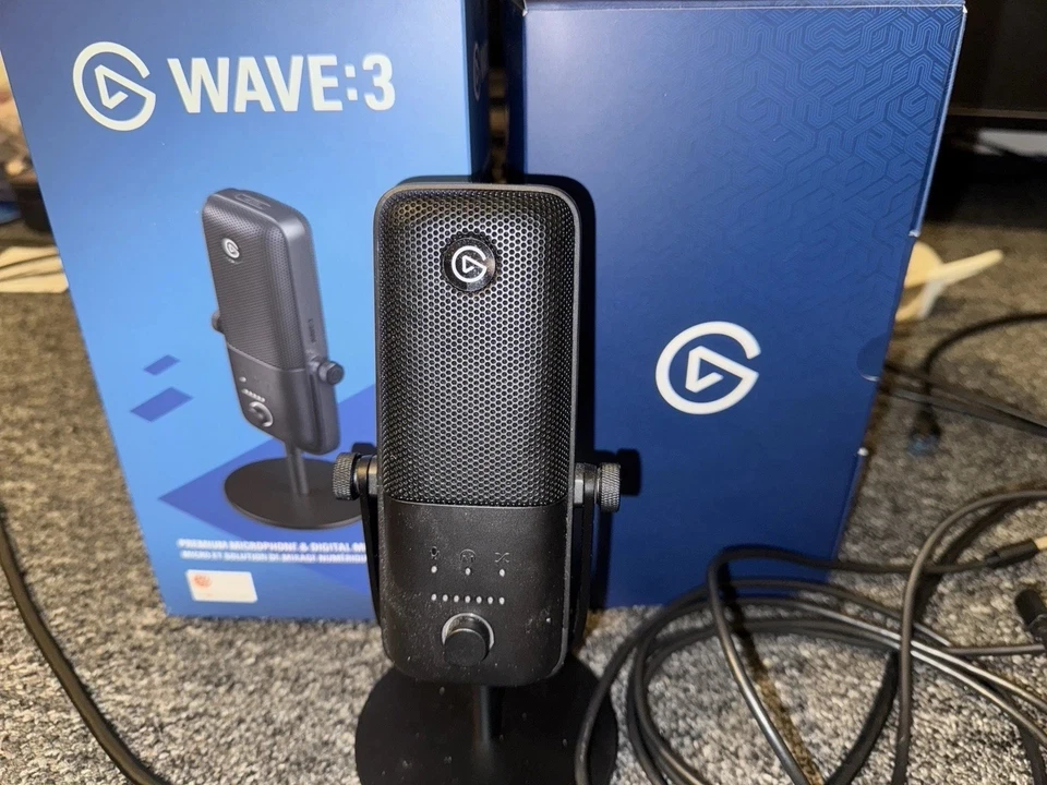 Elgato Wave:3 Premium USB Kondensatormikrofon – top Zustand mit OVP