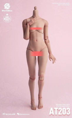 US Worldbox AT203 1/6 Female Suntan Girl Joint Body For 12'' Action Figure Doll