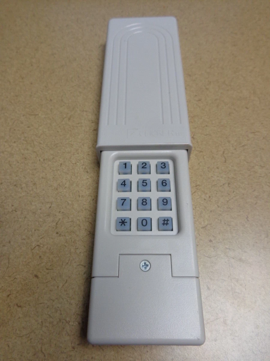 Program Clicker Keypad Garage Door
