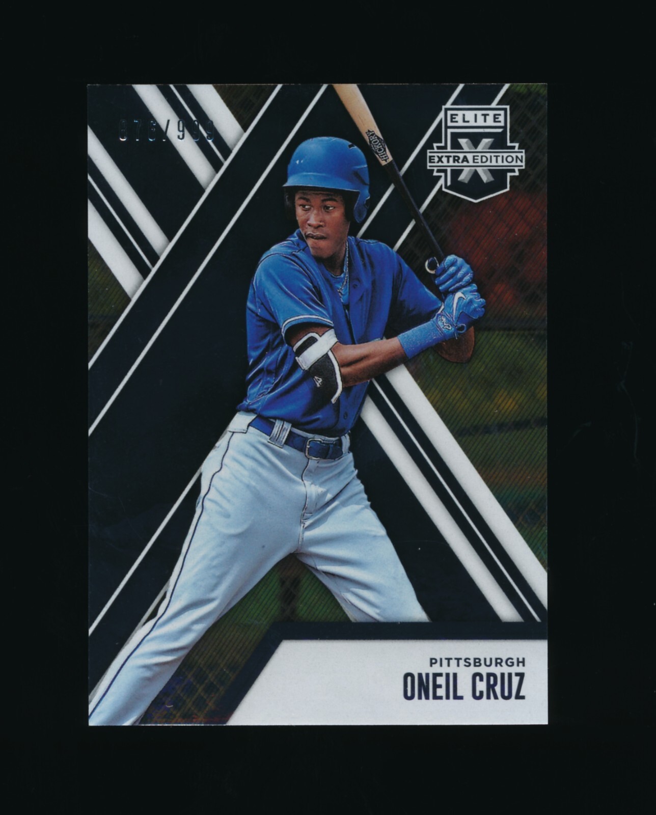 2017 Elite Extra Edition #148 ONEIL CRUZ #876/999 Pittsburgh Pirates RC
