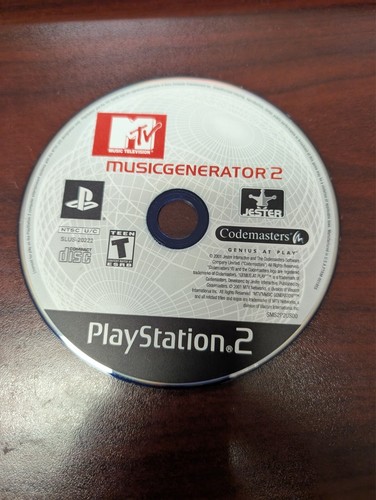 MTV Music Generator 3 Sur PS2 - Complet Et En PAL - Version Française