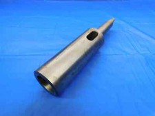COLLIS MT#4 INSIDE TO MT#3 OUTSIDE MORSE TAPER ADAPTER SLEEVE 9 1/2 OAL MT4 MT3