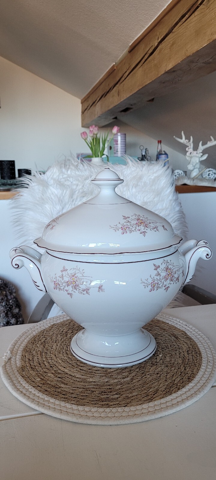 Antike Suppenterine Groß Top Zimmer