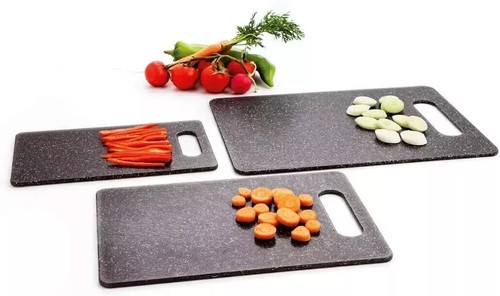 3 Piece Chopping Board Set Large Kitchen Food Fruit Cutting Worktop Protector UK - Picture 7 of 14