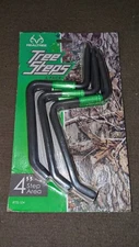 Realtree Tree Steps 6 Pack 4" Step Area 300lb, new in the pack