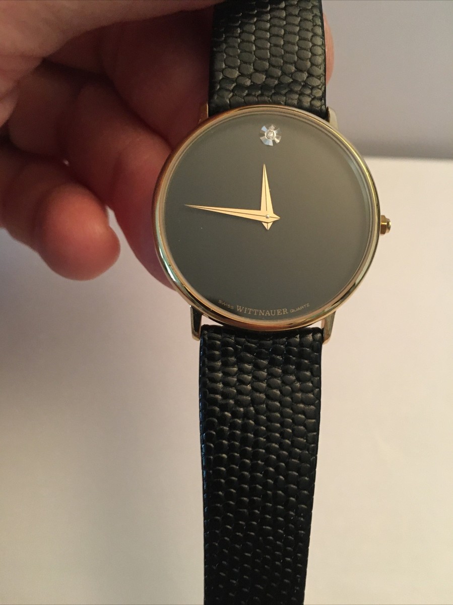 WITTNAUER メンズQZ Mens Longines Wittnauer Watch With Diamond Accent And