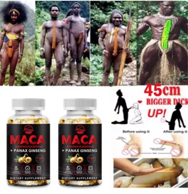 Maca Root 10000mg, Ashwagandha,Panax Ginseng Extract Male Enhancing 240 Capsules