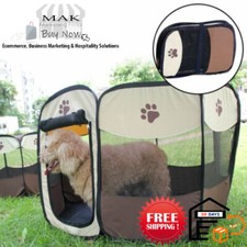 Pet Cage Portable Pet Tent Folding Dog House Cage Cat Tent Playpen Puppy Kennel