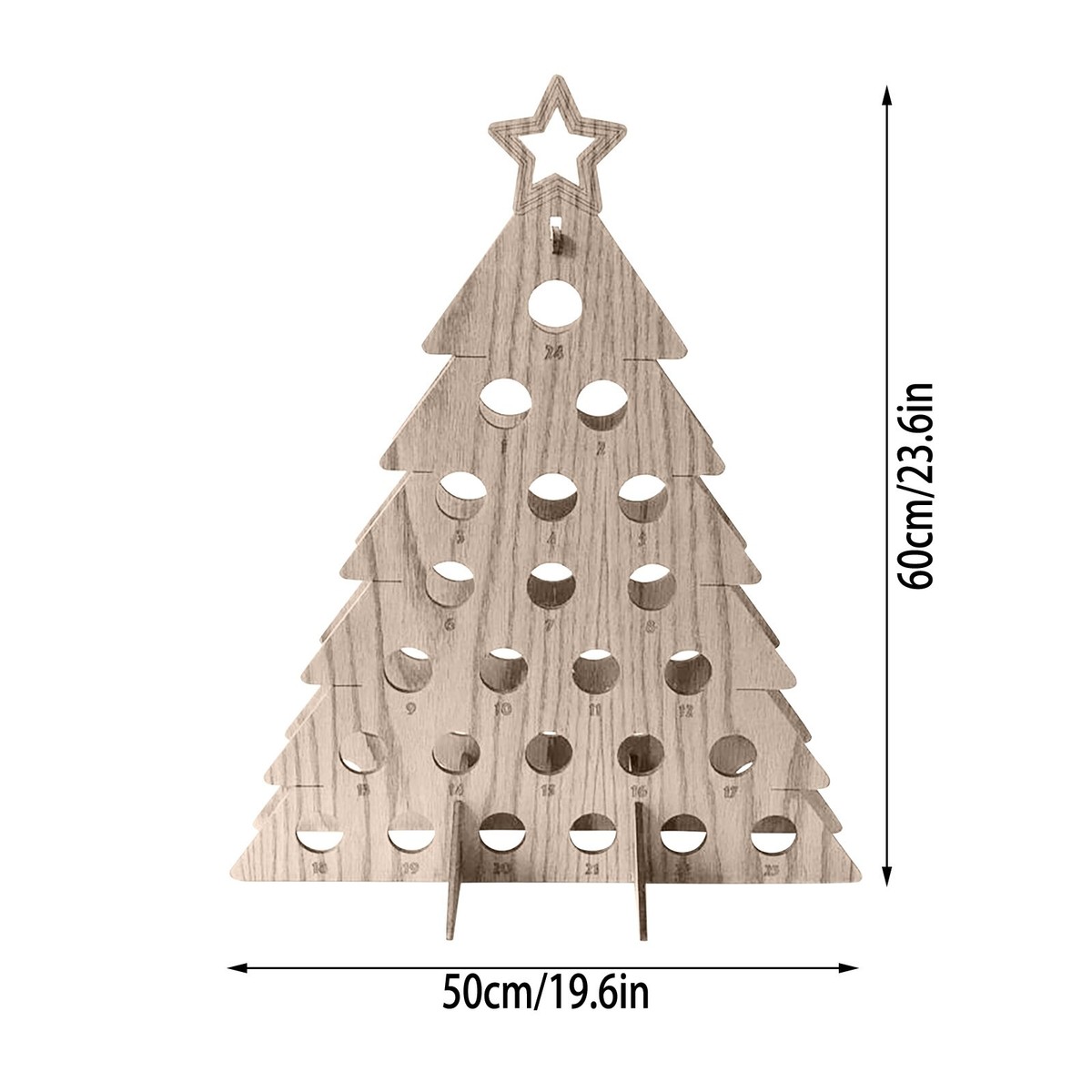 Christmas Tree-Adult Advent Calendar/Holiday Wine Rack Wine And Spirits  Gifts ※* | eBay