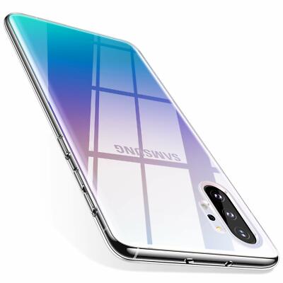 Hülle für Samsung Galaxy Note 10 Plus Silikon Schutzhülle Slim Fit Transparent