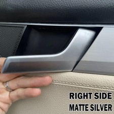 FOR MERCEDES C-CLASS W204 MATTE SILVER INTERIOR DOOR HANDLE RIGHT DRIVER SIDE UK