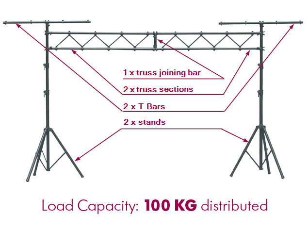 On Stage Stands Ls7730 Lighting Stand With Truss | Shelly Lighting
