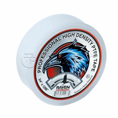 Raven Professional Grade White Plumbers Tape, Teflon, Thread Seal - 3/4'' x 1296''