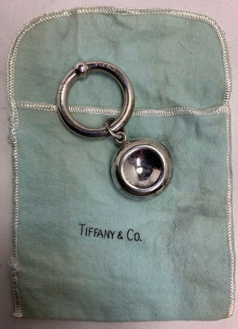 sterling silver baby rattle engraved