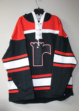 New CHL Quebec Remparts Lacer jersey style mid weight cotton hoodie men XXL