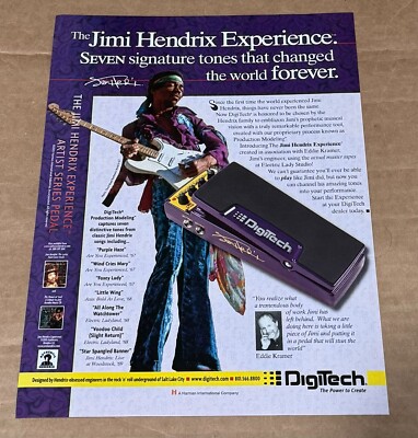 The Jimi Hendrix Experience - DigiTech Pedals - 2005 Print