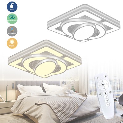 Weiß 54W LED Deckenlampe Deckenleuchte Spacecraft Dimmbar Lampe