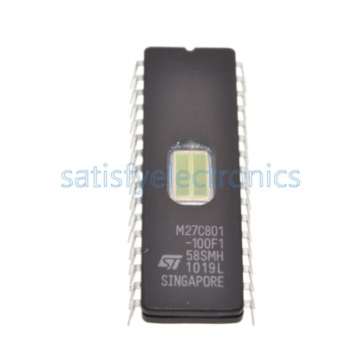 Chip Eprom Genérico Nuevo Chip EPROM M27C801-100F1 Nuevo, 8Mbit, 100ns, 32CDIP - Para Electrónica, Proyectos O Reparaciones Memoria UV 100ns 32CDIP - Foto 7