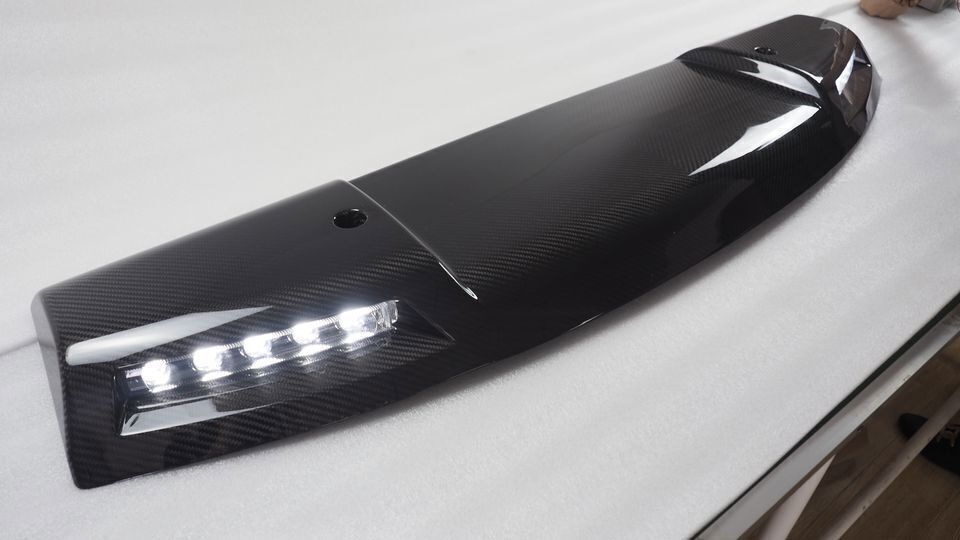 CARBON ROOF LIGHT BAR with LED DRL for LAND ROVER DEFENDER 110 L663 ...