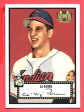 2001 Topps Archives #92 of 450 Al Rosen - NRMT