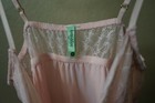 Honeydew medium pink camisol sleepwear top w lace good condition — photo 7