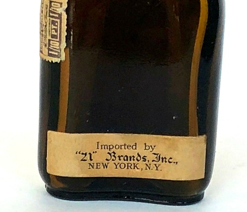 Botella de licor miniatura Ballantines de colección whisky escocés Maryland sello fiscal vacío - Imagen 5 de 7