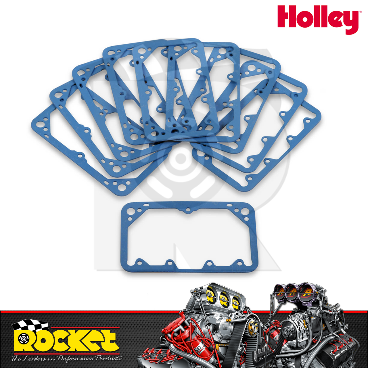 Holley Fuel Bowl Gaskets (X10) For 2300 4150 4160 4500 2 Circuit