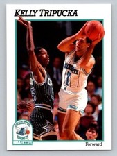 1991-92 NBA Hoops Kelly Tripucka #25 Charlotte Hornets