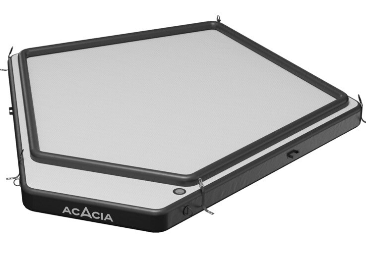 ACACIA Air Floor 2-3 personas para sistema de camping espacial, 4 capas, 6 pulgadas de espesor
